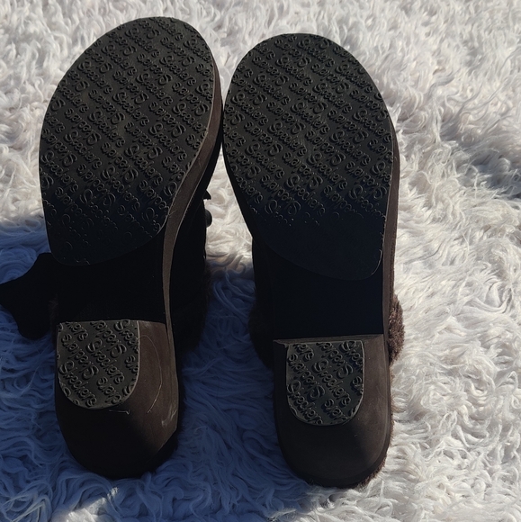 Skechers genuine leather mules with faux fur lining NWOB - Picture 5 of 5